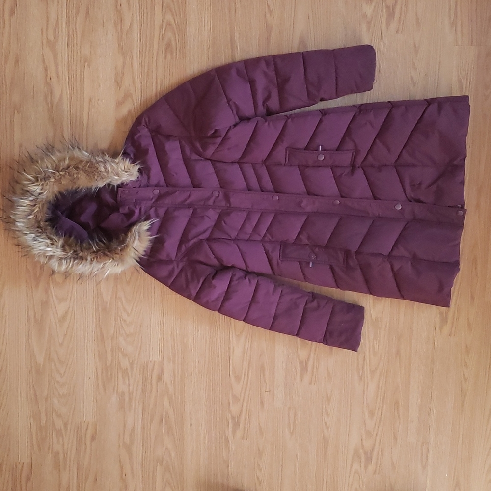 Tommy Hilfiger puffer coat Parker xs burgundy wine
